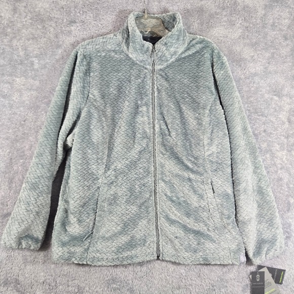 Free Country Jackets & Blazers - Free‎ Country Butter Pile Willow Green Faux Fur Fleece Jacket XXL 63LOF4842